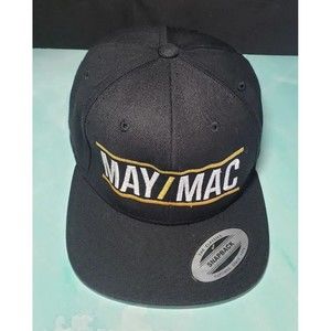 Mayweather McGregor Hat Cap Snapback Adjustable MAY/MAC 2017 Black Acrylic Wool